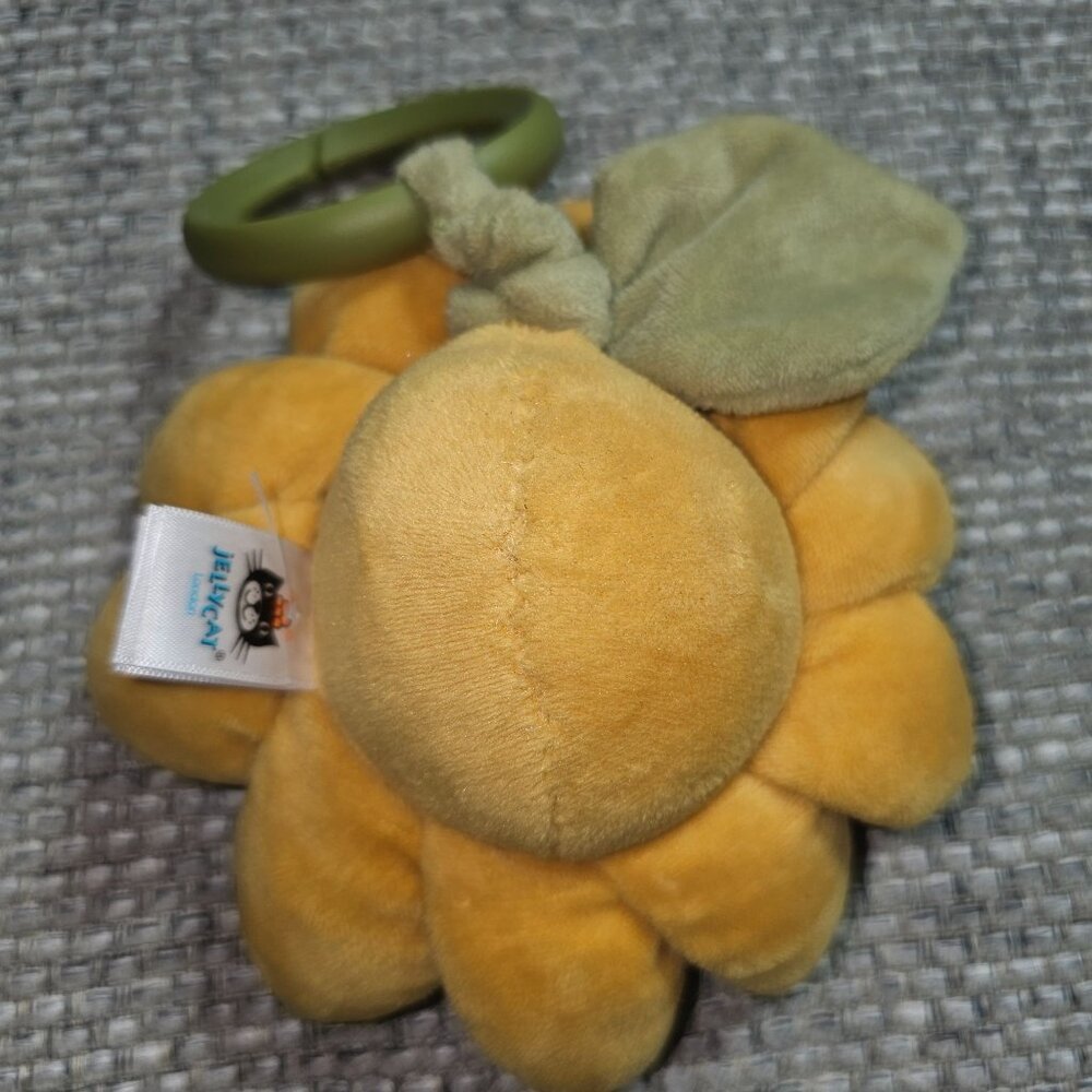 Jellycat Fleury Sunflower Jitter Baby Toy Vibrates Plush - Picture 2 of 3